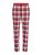Skiny Pantaloni de pijama  roșu / gri închis / alb mărimi mari