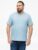 s.Oliver Tricou cu decolteu la baza gatului, barbati, din bumbac, Regular fit, Albastru