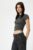 Tricou crop cu fronseuri KOTON mărime mare