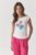 Tricou cu imprimeu floral Amanda Tatuum mărime mare
