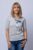 Tricou gri cu esarfa decorativa mărime mare